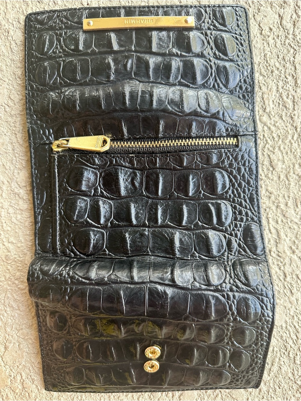 Brahmin Black wallet - Picture 3 of 6